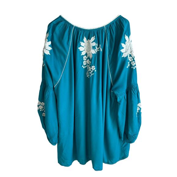 Sundance Naomi Isles Embroidered Boho Blouse Top XXL - Picture 8 of 12